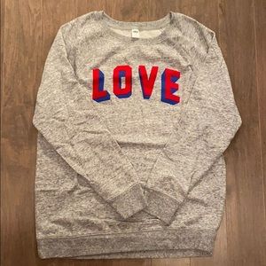 Old Navy LOVE Sweatshirt